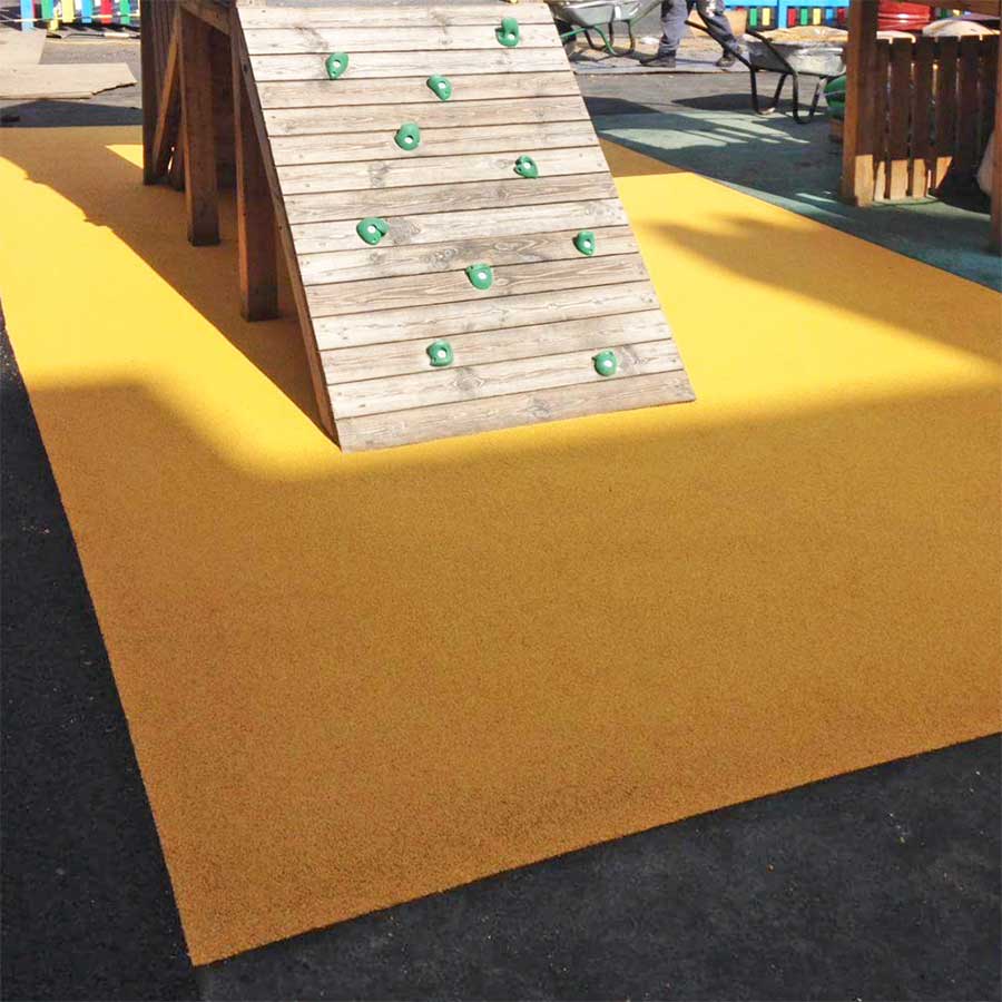 Our Rubber Crumb surfacing is the perfect solution for playgrounds, sports courts, and recreational areas.